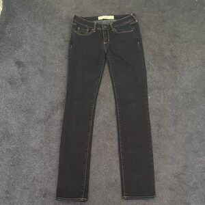 Abercrombie & Fitch Classic Dark Wash Blue Women's Jeans